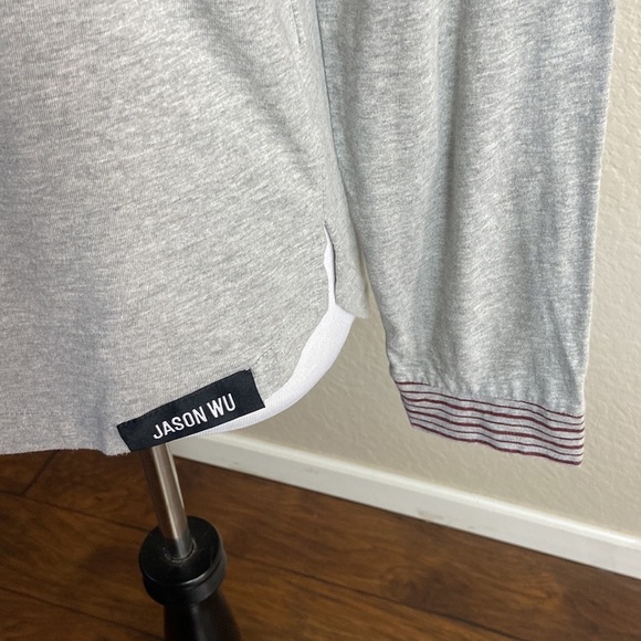 Jason Wu for Eva Air Grey Long Sleeve Top Size Medium - Picture 5 of 6